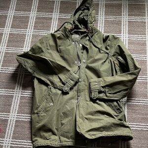 GAP men’s Olive Green Hooded Jacket size L